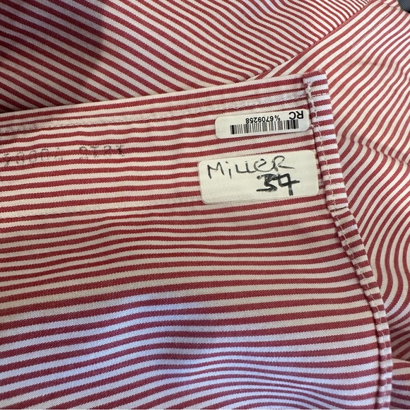 Brooks Brothers Red and White Striped Dress Shirt Regent Original Polo Shirt - Picture 5 of 7